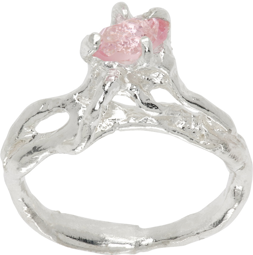Harlot Hands SSENSE Exclusive Silver Bloom Ring