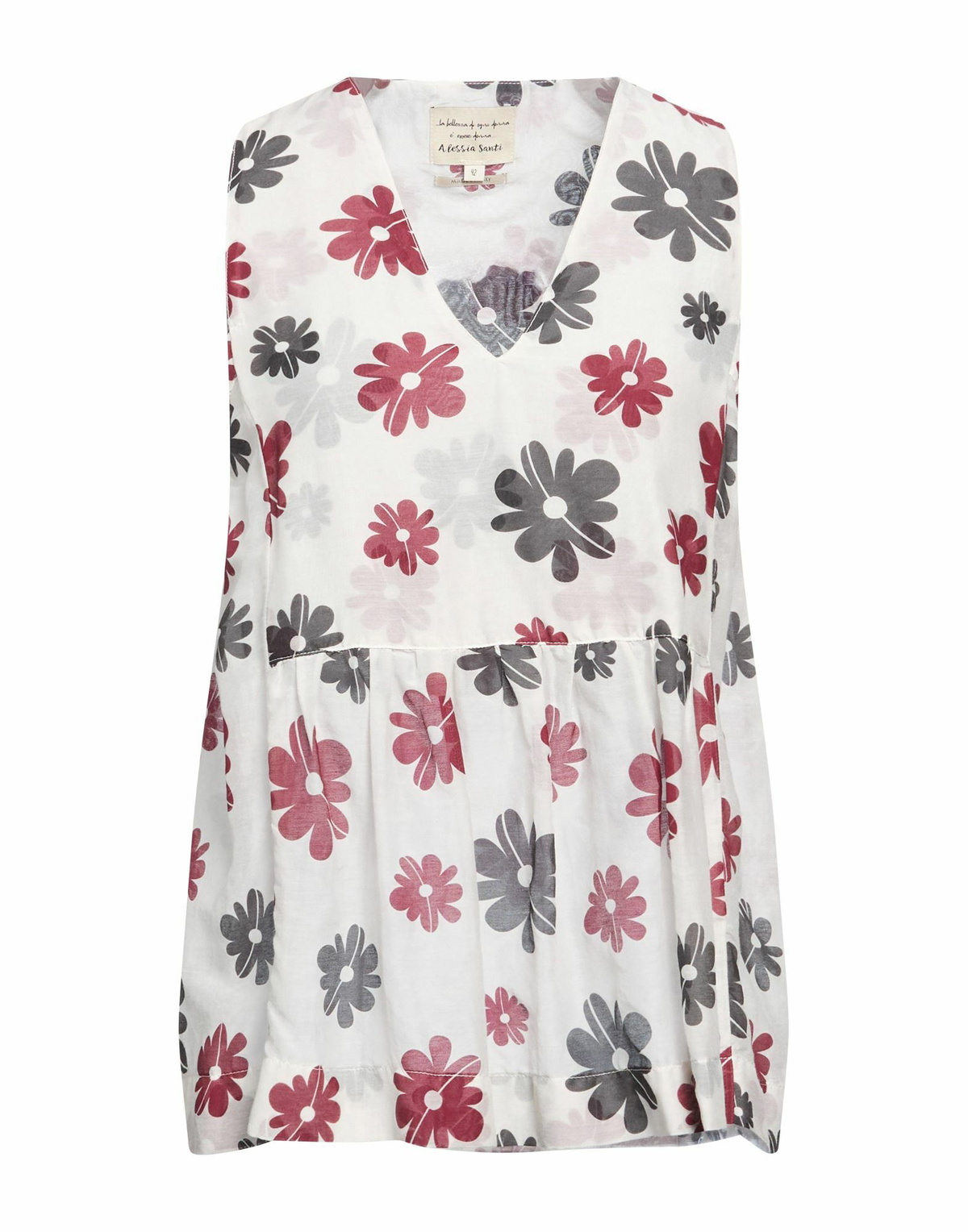 Alessia Santi Womens Top Light in Grey