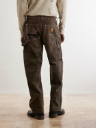 Enfants Riches Déprimés - Straight-Leg Paint-Splattered Jeans - Brown