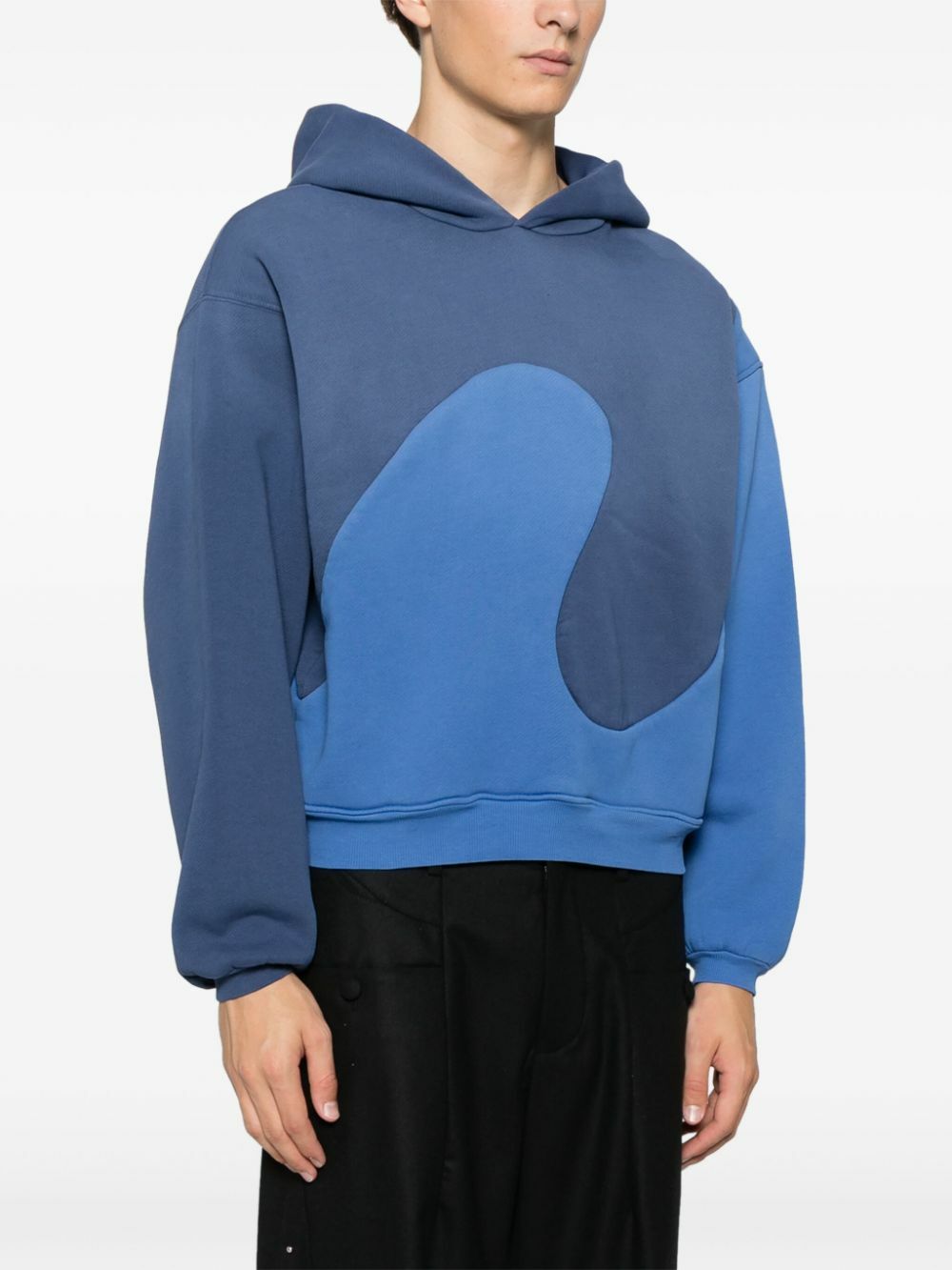 erl パーカー　ERL swirl hoodie ERL Swirl Fleece Hoodie Blue Orange Men's - FW22 - US