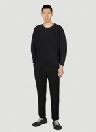 Homme Plissé Issey Miyake - Long Sleeve Top in Black