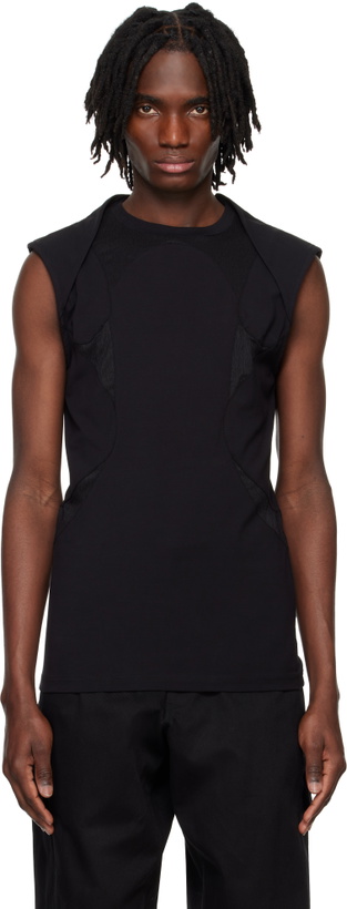 Photo: HELIOT EMIL Black Evolute Tank Top