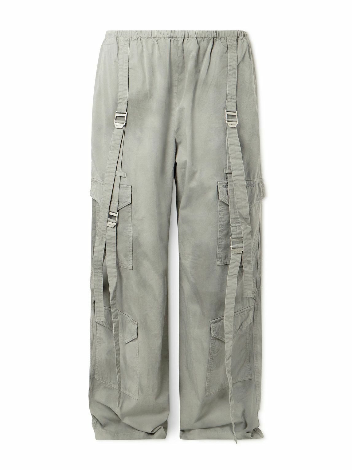 Acne Studios - Probero Wide-Leg Organic Cotton-Twill Cargo