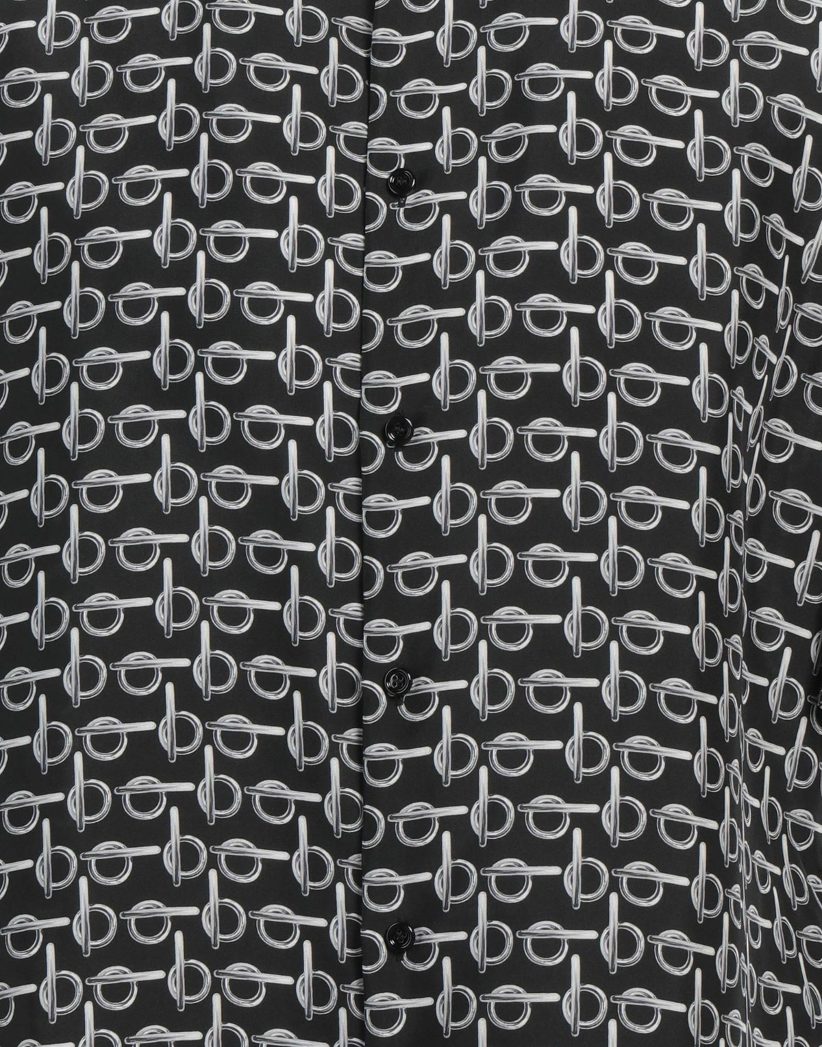 Burberry Mens Shirt in Black