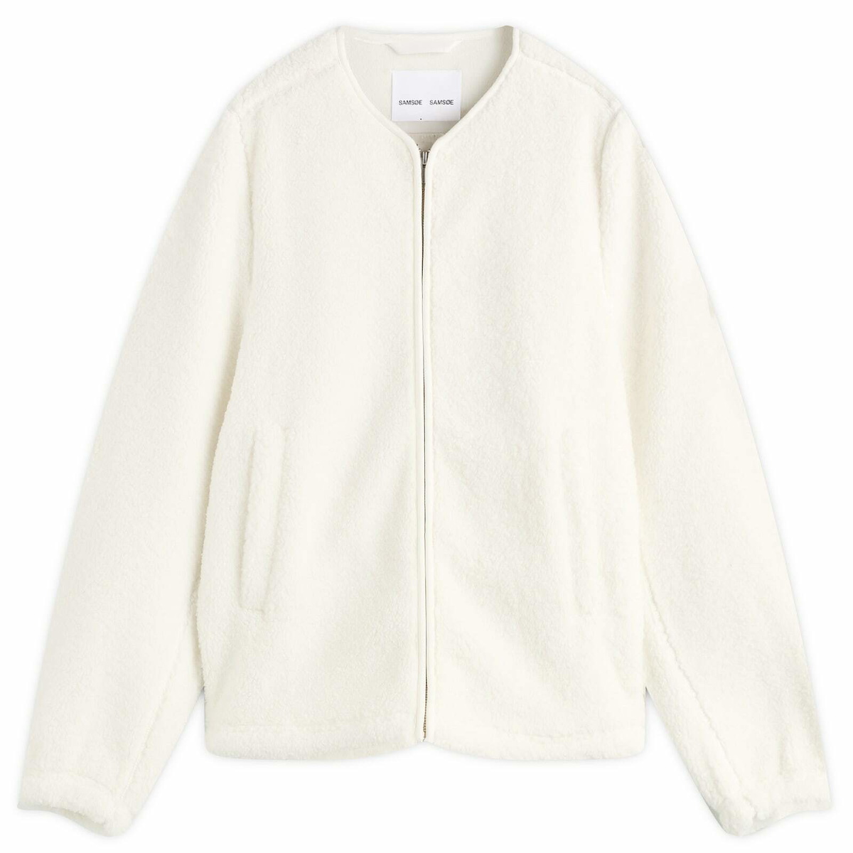 Samsøe Samsøe Women's Saautumn Fleece Jacket in Clear Cream