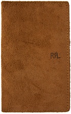 RRL Brown Suede Long Bifold Roughout Wallet