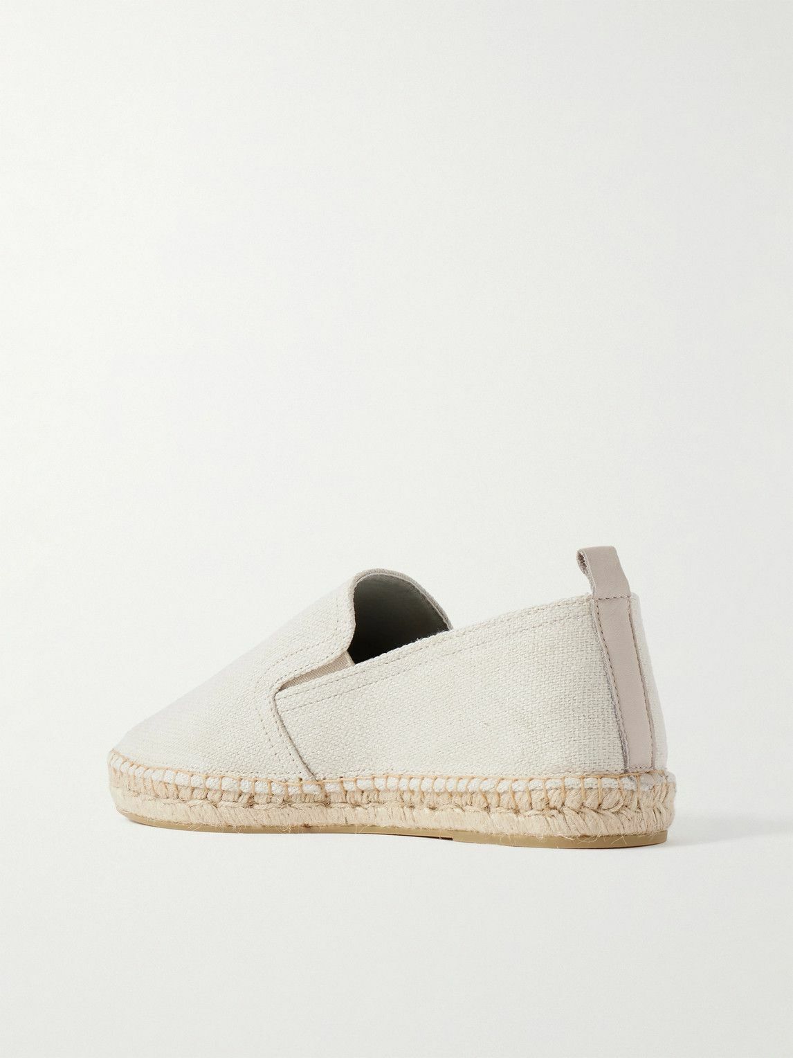 Frescobol Carioca - Emmanuel Recycled-Linen Espadrilles - White