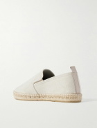 Frescobol Carioca - Emmanuel Recycled-Linen Espadrilles - White