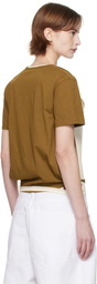 Eckhaus Latta Off-White & Brown Hugging T-shirt