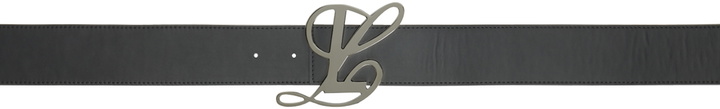 Photo: Luar Black Monogram Belt