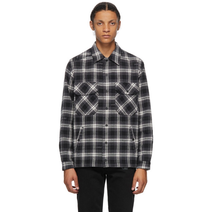 Photo: Off-White Grey Check Arrows Stencil Jacket