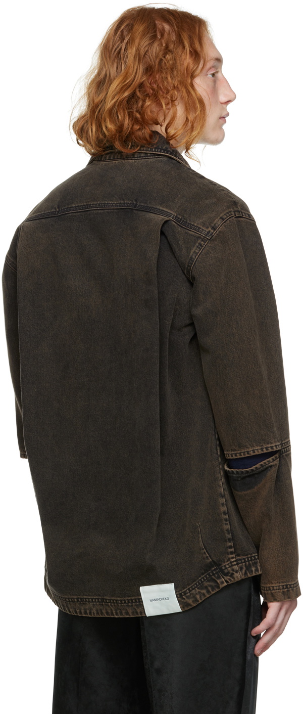 NACHEKO MANNI DENIM JACKET / green ジャケット/アウター ナマチェコ