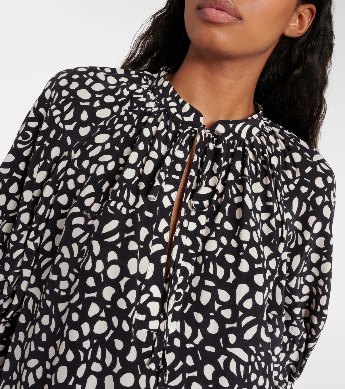 Max Mara Emy printed silk twill blouse Max Mara