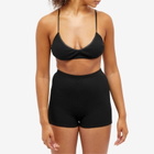 DONNI. Women's Rib Bralette in Jet