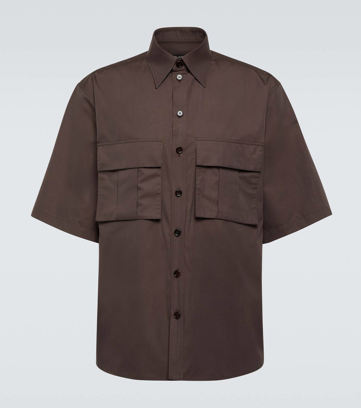 Dolce&Gabbana Cotton and silk poplin shirt