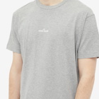 Stone Island Men's Tricromia Three Print T-Shirt in Melange Grey