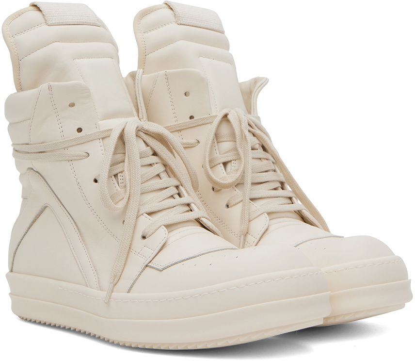 Rick Owens Off-White Geobasket Sneakers Rick Owens
