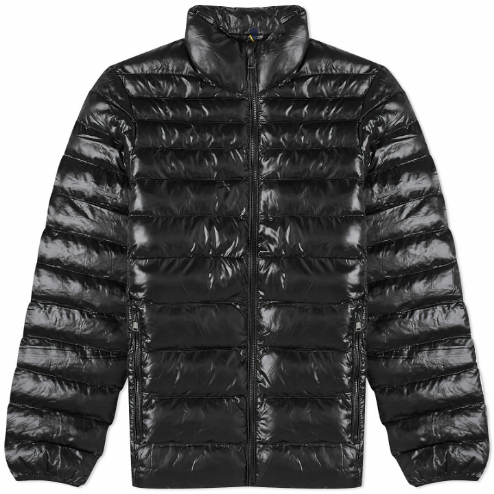 Photo: Polo Ralph Lauren Men's Terra Chevron Insulated Jacket in Polo Black Glossy
