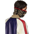 Gucci Black and Brown Mouth Opening Neck Warmer