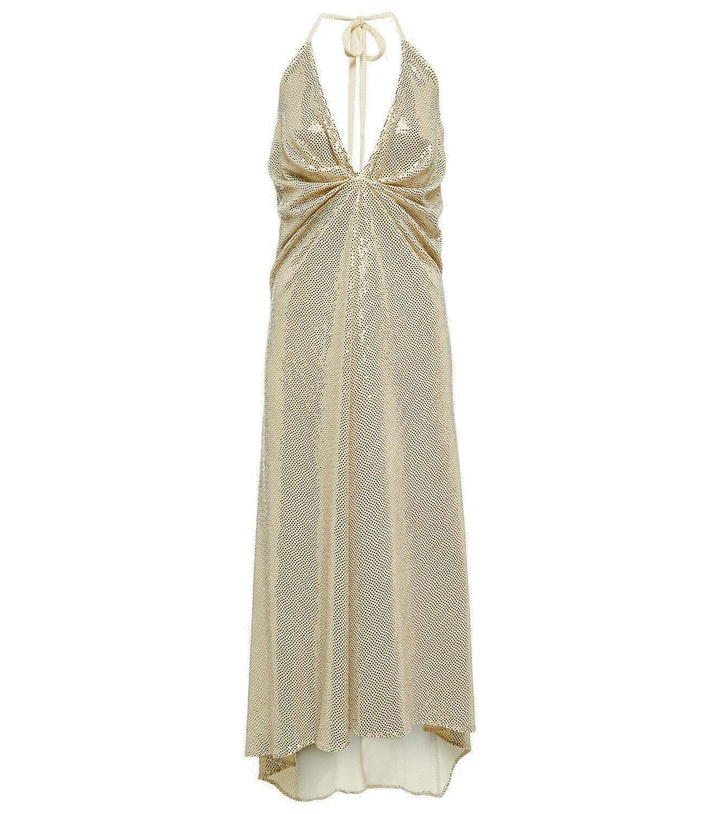 Photo: Dodo Bar Or Sequined gathered midi dress