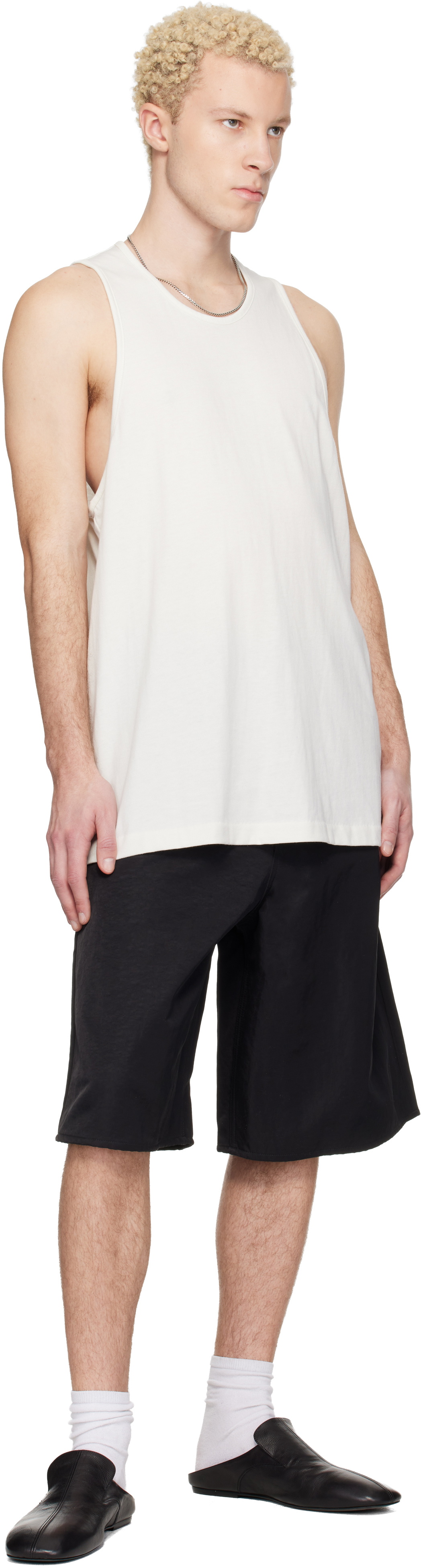 Fear of God ESSENTIALS Off-White Signature Essential Tank Top