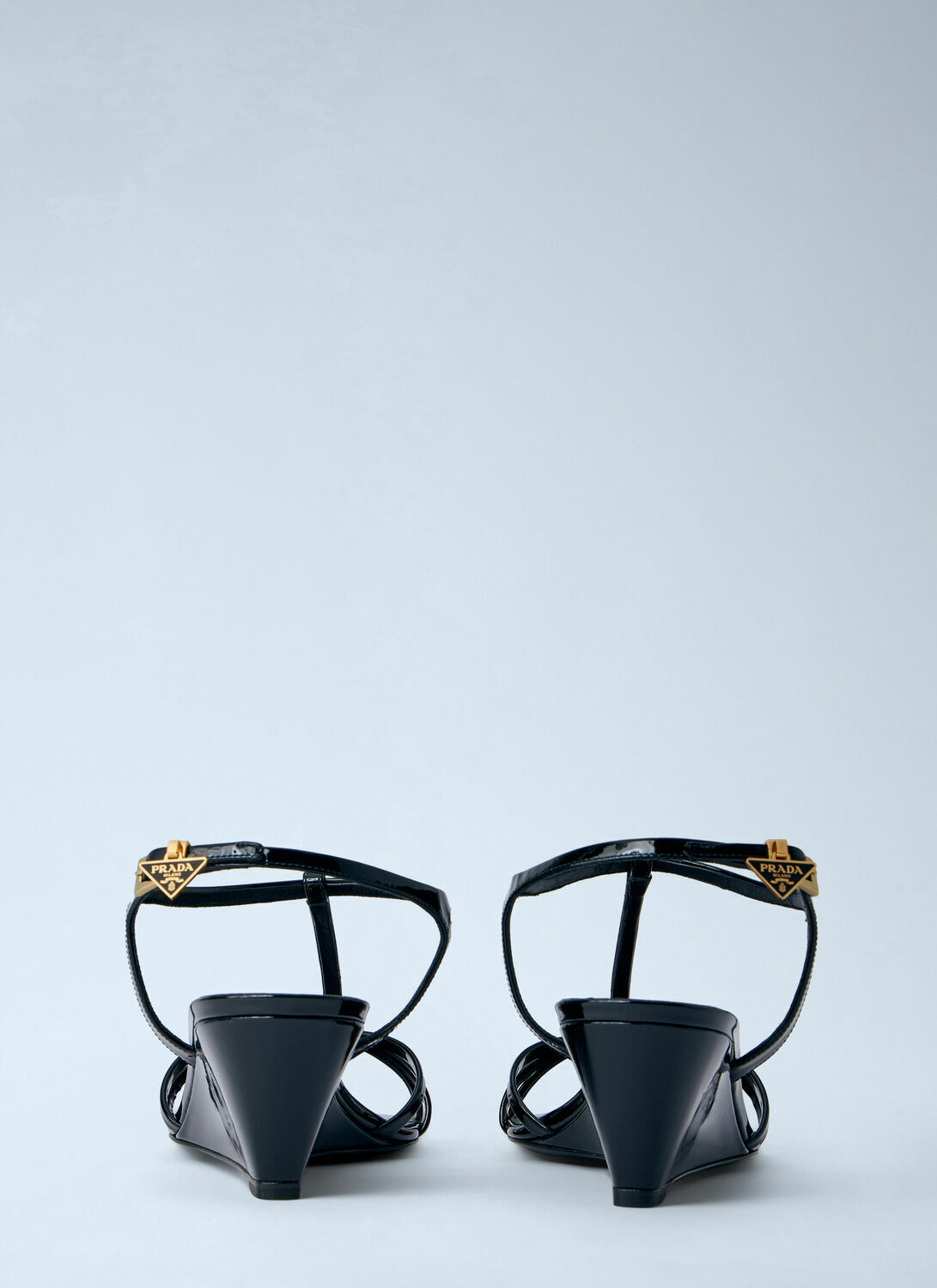 Prada Strappy Wedge Sandals