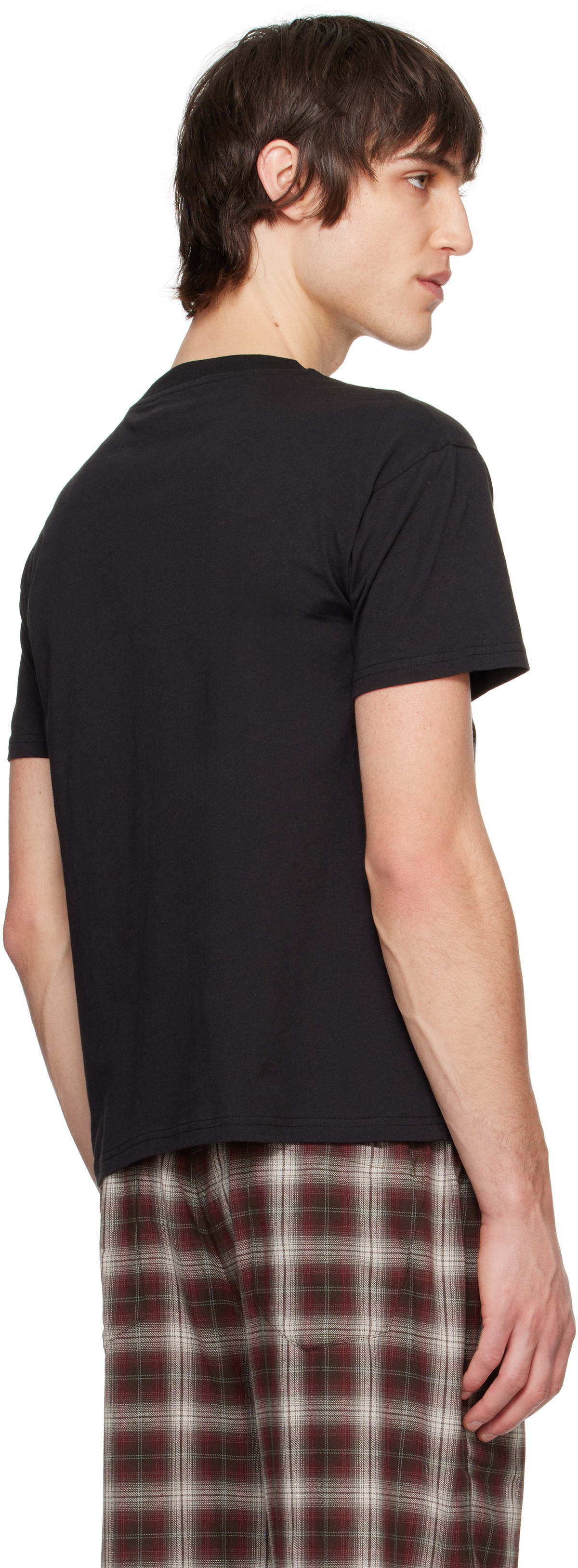 Praying Black Short Sleeve Print 'Slave' T-shirt