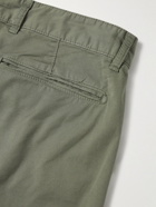 Massimo Alba - Winch2 Straight-Leg Stretch Cotton-Gabardine Trousers - Green