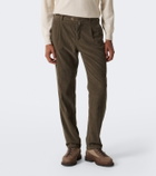 Kiton Cotton corduroy tapered pants