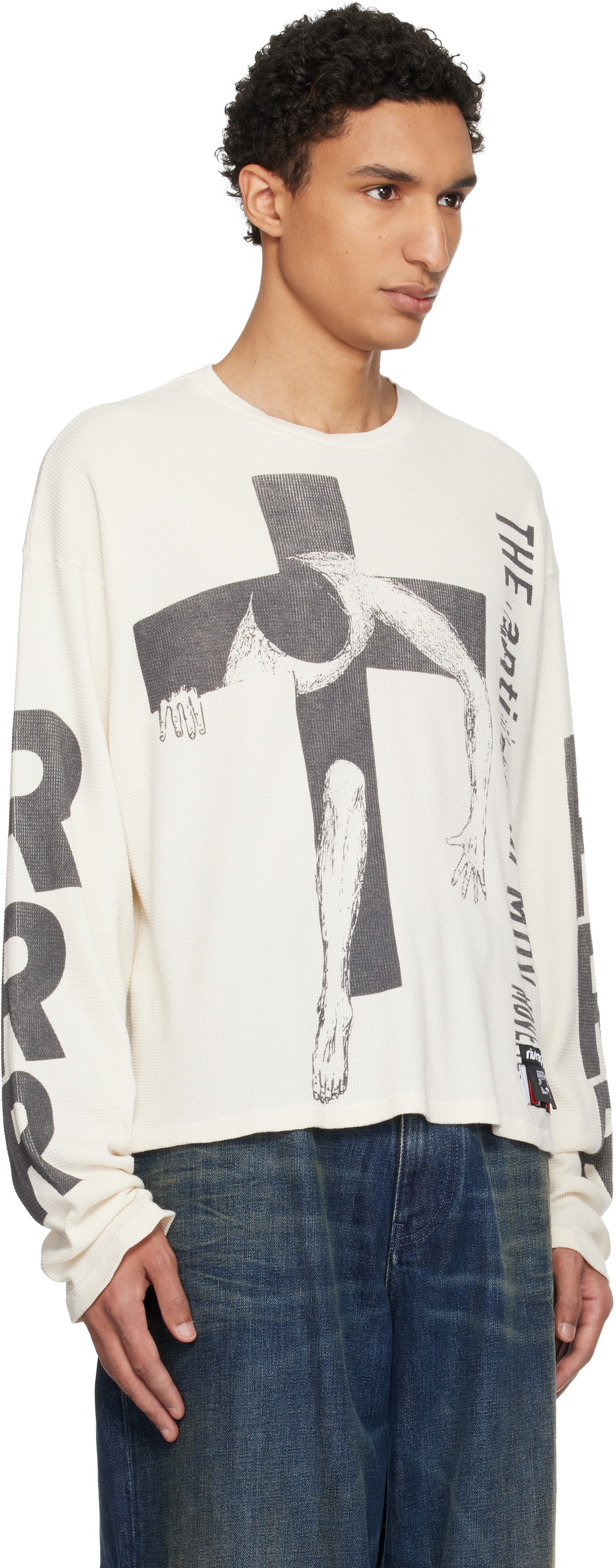 Rivington Roi Rebis Off-White Pop Out Thermal T-shirt