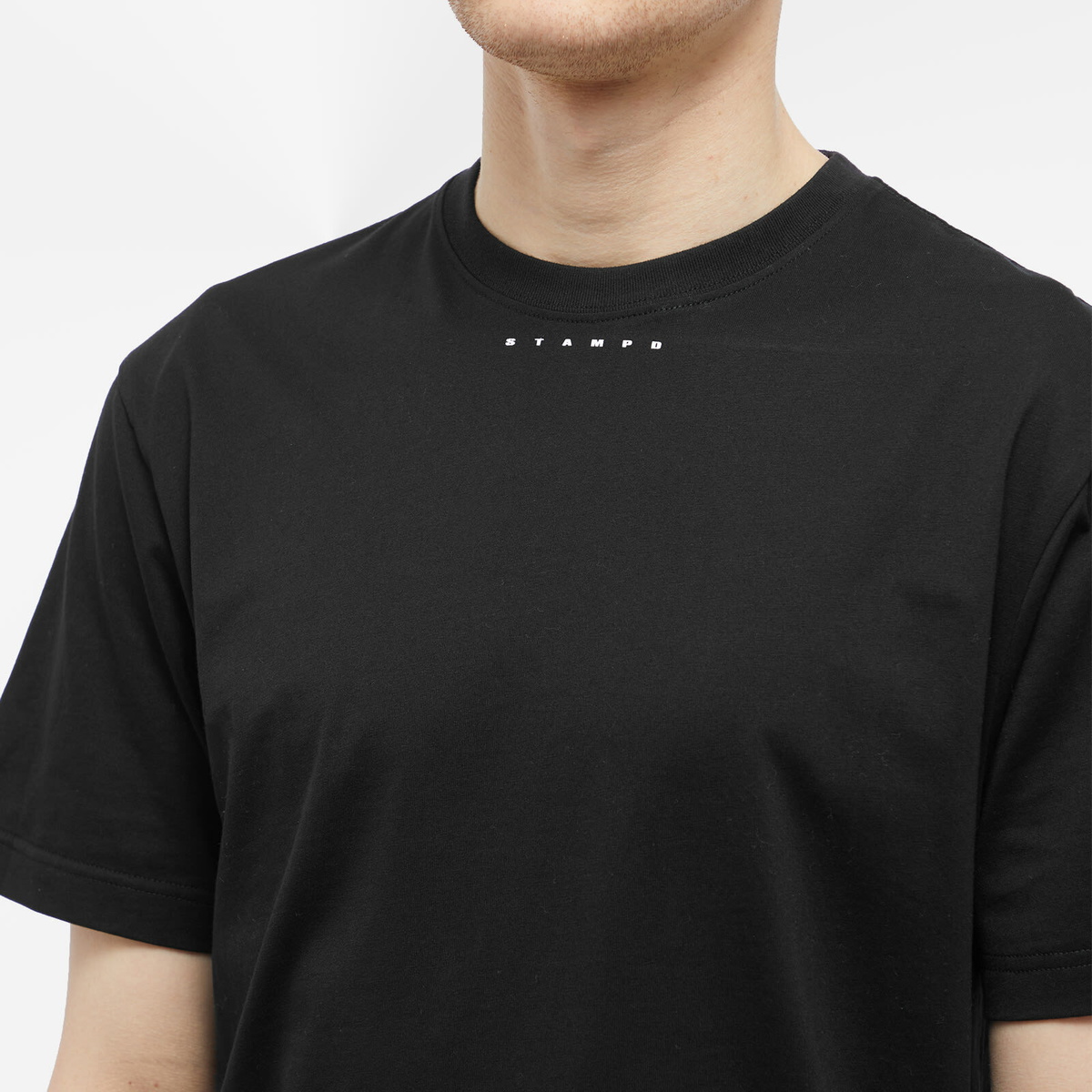 Stampd Men's Micro Strike Logo Perfect T-Shirt in Black