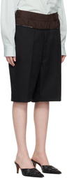 Maison Margiela Black 'Anonymity Of The Lining' Shorts