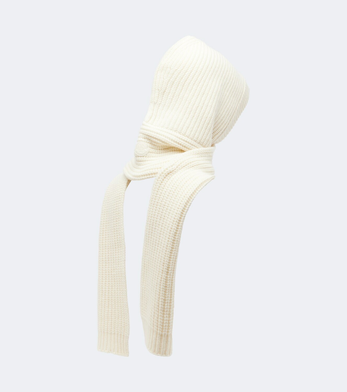 Moncler Ribbed-knit wool and cashmere hood