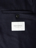 Sunspel - Boiled-Wool Blazer - Blue