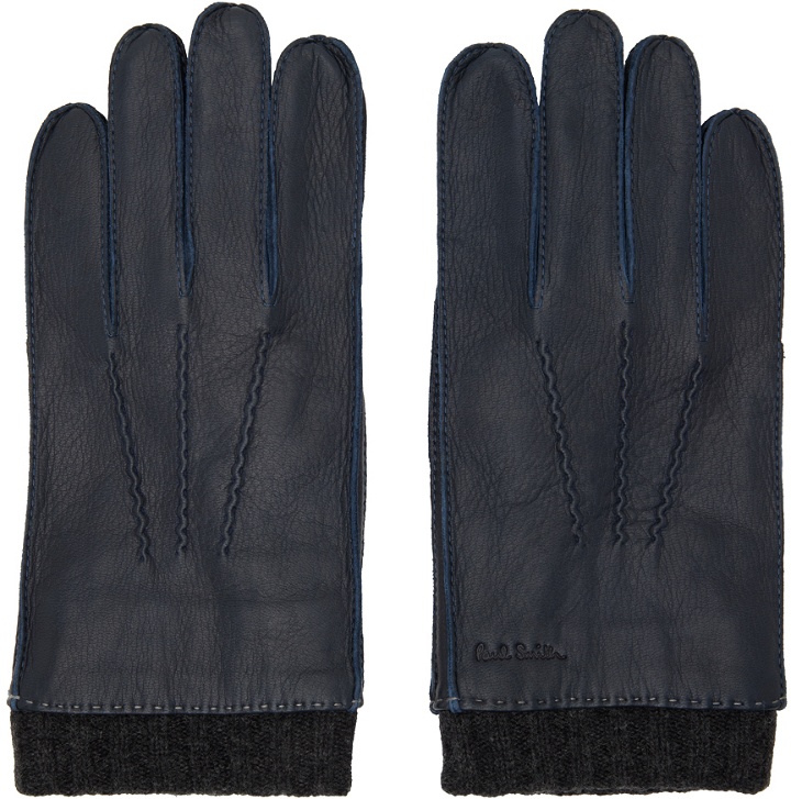 Photo: Paul Smith Navy Deerskin Gloves