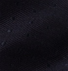 Turnbull & Asser - 8cm Polka-Dot Silk and Cashmere-Blend Jacquard Tie - Blue