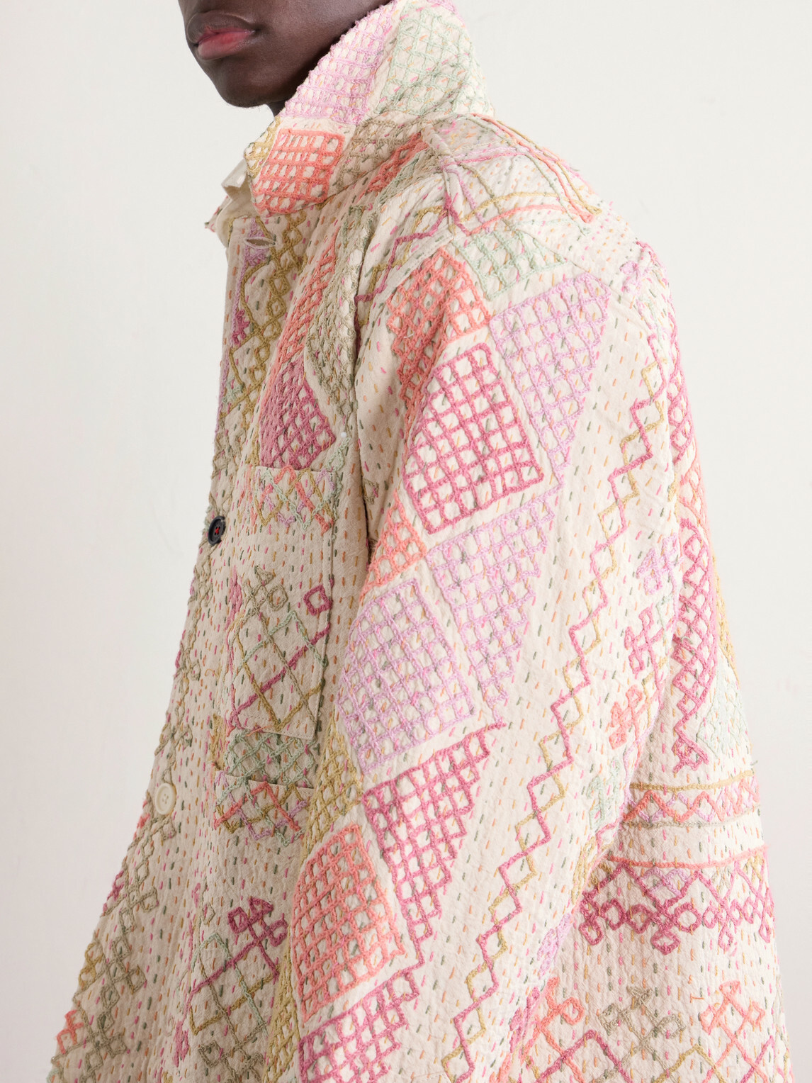 Kardo - Cotton-Jacquard Jacket - Multi