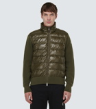 Moncler Down-paneled wool jacket