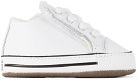Converse Baby White Easy-On Chuck Taylor All Star Cribster Sneakers