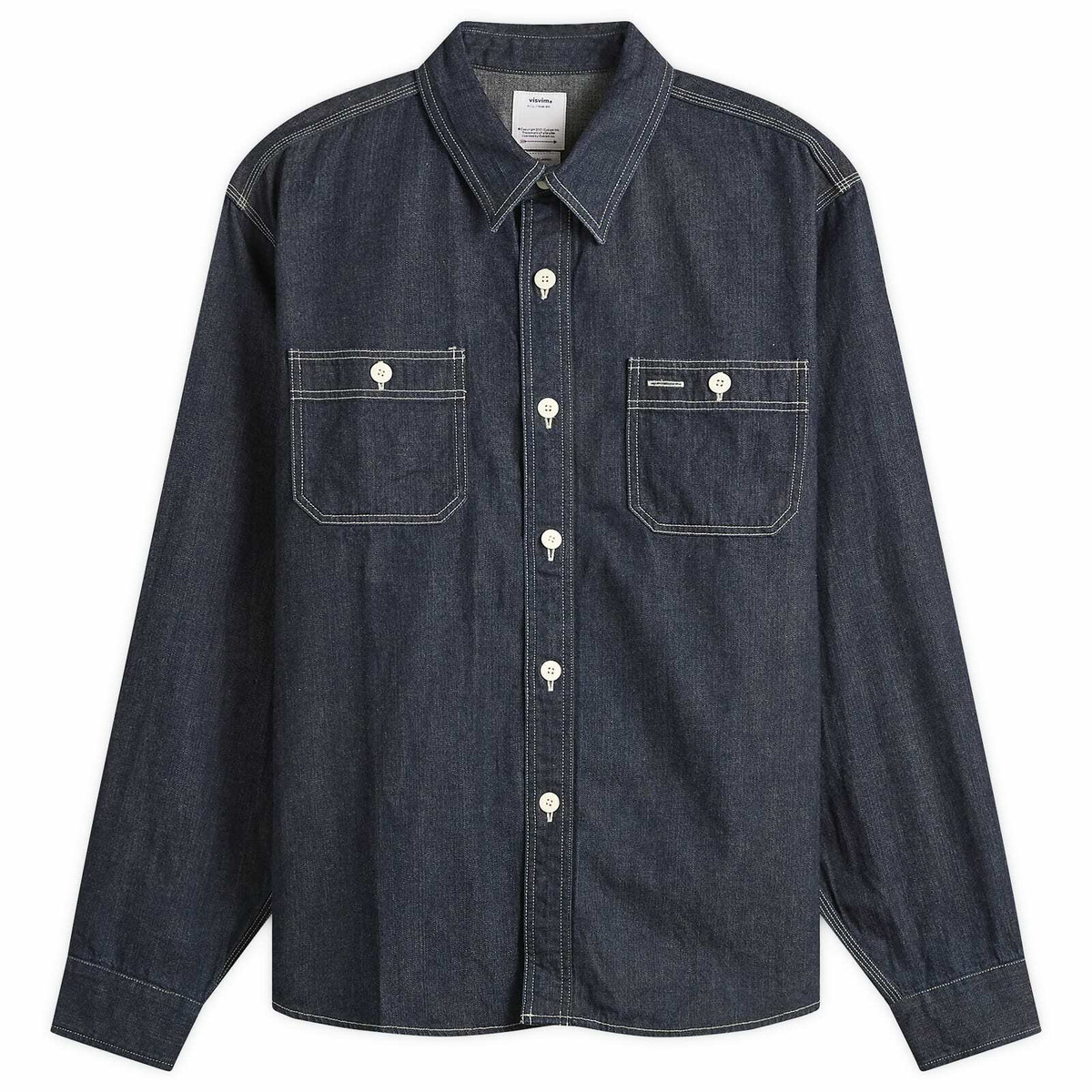 Visvim Men's Social Sculpture 05 Damaged-42 Jeans in Blue Visvim