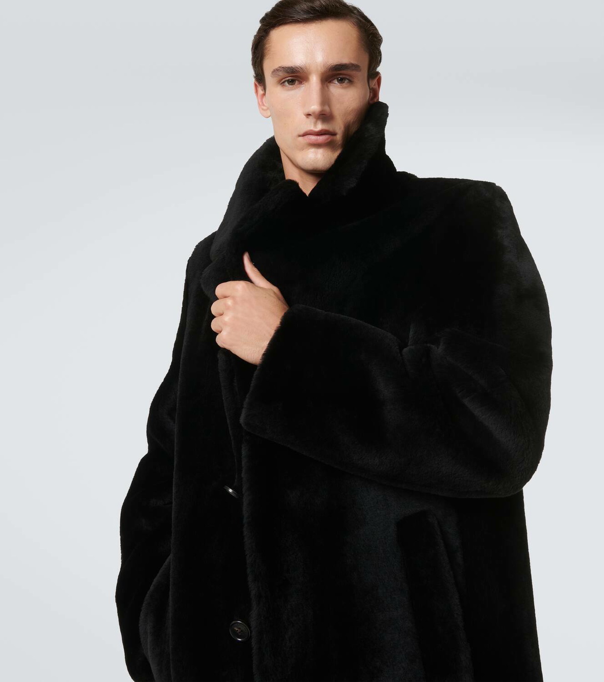 Loro Piana Emiliano shearling coat