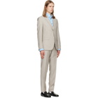 BOSS Gray Three-Piece Slim-Fit Suit