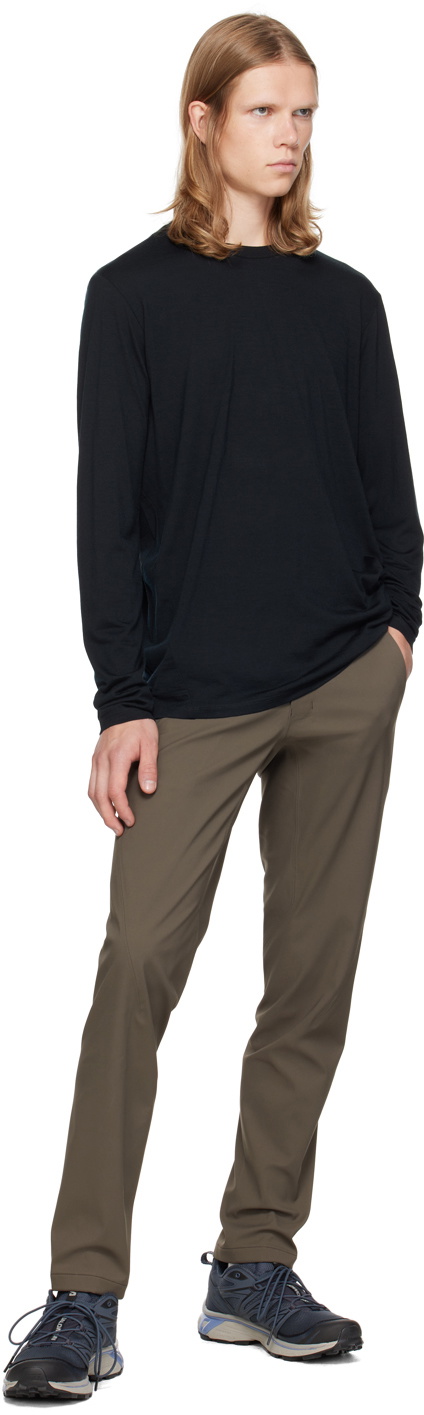 Veilance Frame Long Sleeve T-Shirt ロングスリーブTシャツ Arc'teryx Veilance Frame Long Sleeve T-shirt Black at