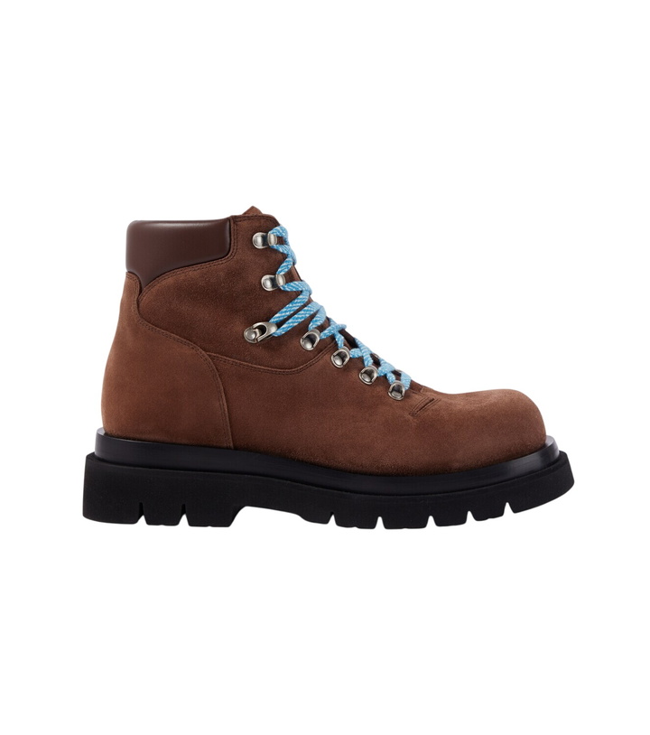 Photo: Bottega Veneta Lug leather ankle boots
