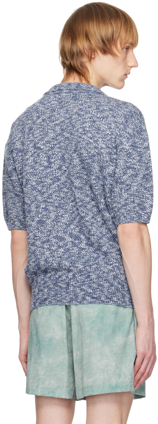 LE17SEPTEMBRE Blue Two-Button Polo