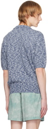 LE17SEPTEMBRE Blue Two-Button Polo