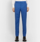 Alexander McQueen - Cobalt-Blue Slim-Fit Wool and Mohair-Blend Suit Trousers - Blue