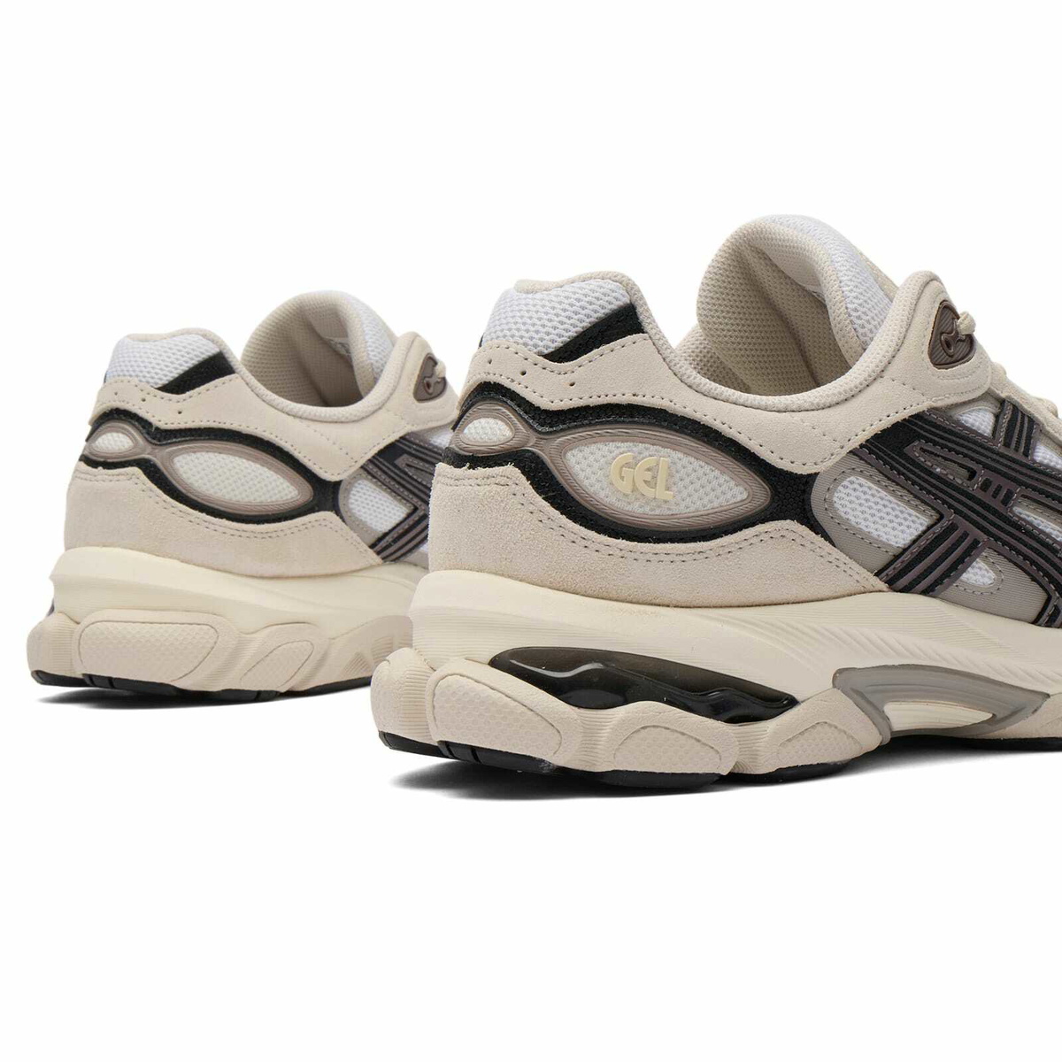 Asics Men's GEL-NYC 2.0 Sneaker in White/Oatmeal