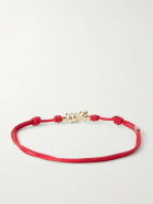 Luis Morais - 14-Karat Gold On A Cord Bracelet