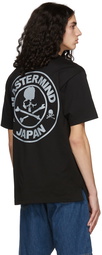 mastermind JAPAN Black Cotton T-Shirt